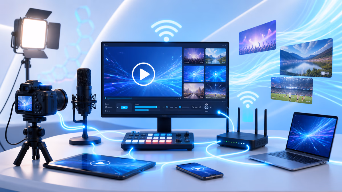 Ilustrasi Layanan Streaming Alfastream Alfanet